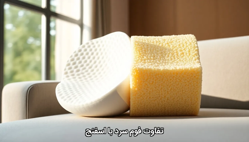 تفاوت فوم سرد با اسفنج