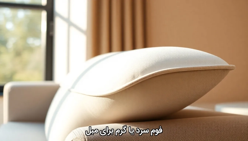 فوم سرد یا گرم مبل