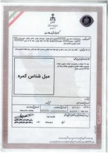 گواهی ثبت برند مبل شناس